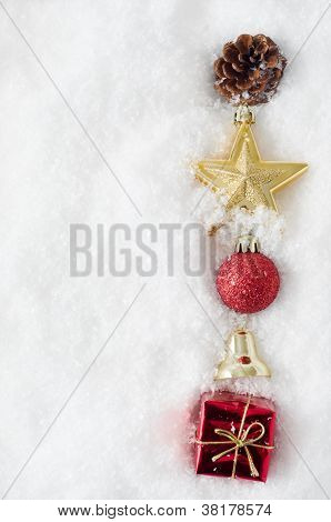 Christmas Ornament granicy śniegu