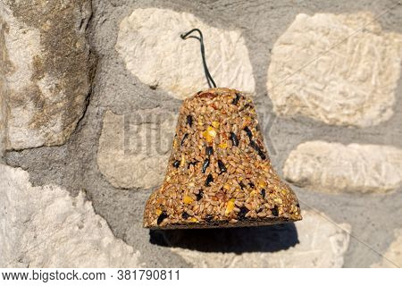 Bell From Various Grains, A Delicacy For All The Birds In The Garden