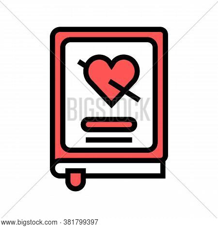 Romance Genre Color Icon Vector. Romance Genre Sign. Isolated Symbol Illustration