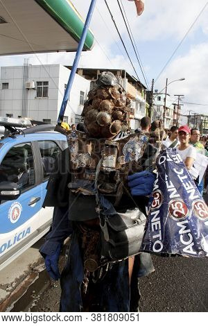 Salvador, Bahia / Brazil - July 2, 2013: Jaime Figura, Artist From The City Of Salvador.