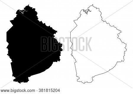 Leslie County, Kentucky (u.s. County, United States Of America, Usa, U.s., Us) Map Vector Illustrati
