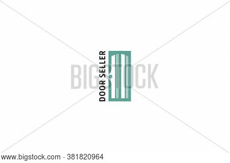 Template Logo Design For Door Shop Or Seller