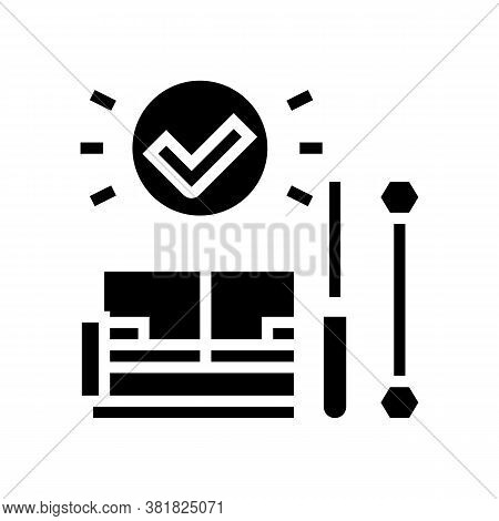 Disassembly And Assembly Of Sofa Glyph Icon Vector. Disassembly And Assembly Of Sofa Sign. Isolated 