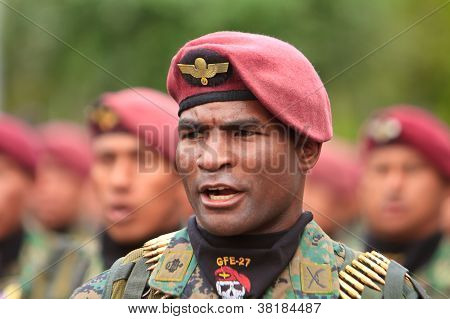 กีโต เอกวาดอร์ - 24 พฤษภาคม: millitary ชาติพาเหรด