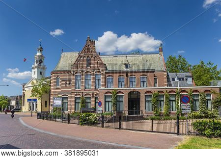 Assen, Netherlands - May 30, 2020: Old Hospital And Church In The Center Of Assen, Netherlands