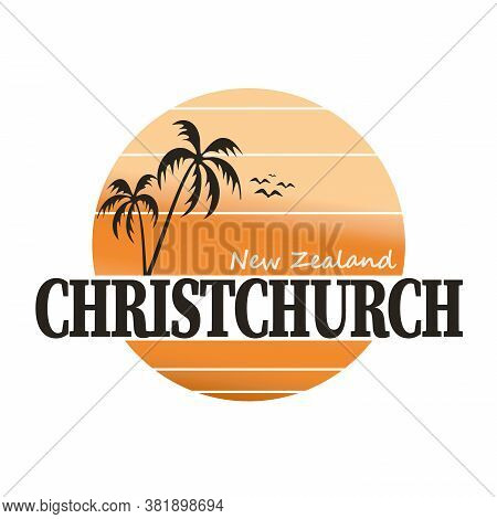 Made In New Zealand Christchurch Quality Original Stamp Design Vector Art