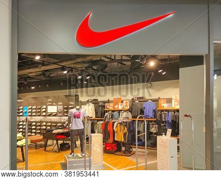 Kiyv, Ukraine - August 2, 2020: Nike Store At Mall At Kiyv, Ukraine On August 2, 2020.