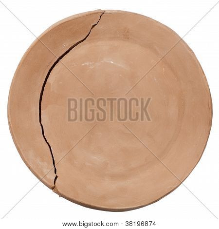 Placa de Greenware rachado