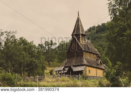 Oldest Church In Norway, The Old Heddal Stave Church In Telemark
