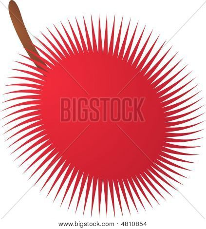 Rambutan Frukt ikonen