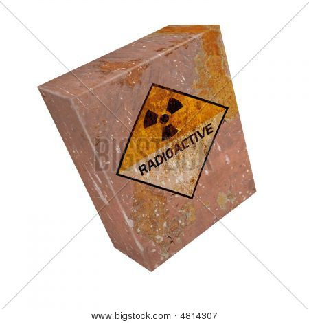 Caja de hierro oxidado para Material radiactivo
