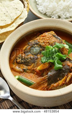 생선 머리 카레, 싱가포르 요리
