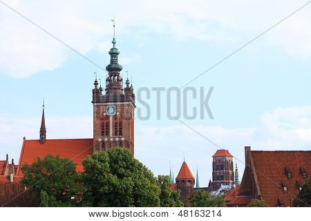 St. Catherine's Church In Gdansk, Poland