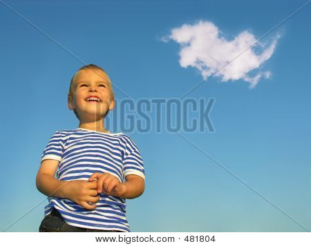 Dítě s Cloud