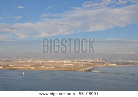 View of San Diego Bay from Point Loma