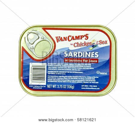 can of VanCamp's Sardines