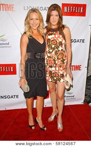 Julie Benz and Jennifer Carpenter at the 