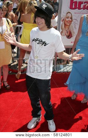 Mitchel Musso at the Los Angeles premiere of 