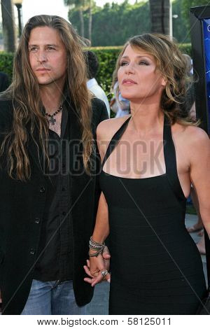 Dedee Pfeiffer and friend at the Los Angeles Premiere of 