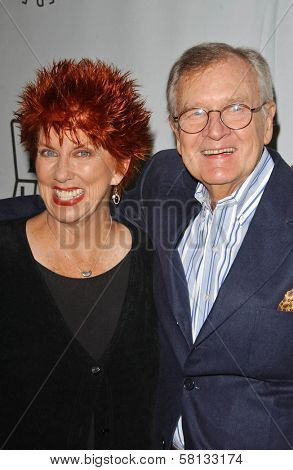Marcia Wallace and Bill Daily at TV Land's Celebration for the 35th Anniversary of THE BOB NEWHART SHOW. The Paley Center for Media, Beverly Hills, CA. 09-05-07