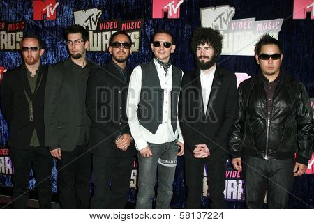 Linkin Park arriving at the 2007 MTV Video Music Awards. The Palms Hotel And Casino, Las Vegas, NV. 09-09-07