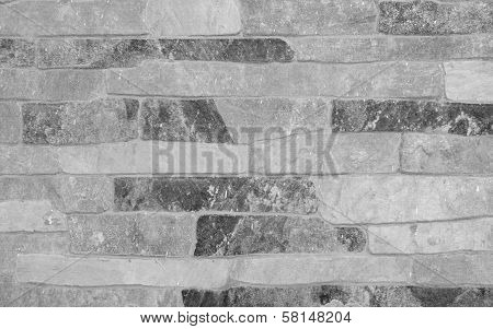 Faced Wall With Decorative Capstone-background