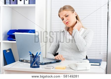 Neck pain at work