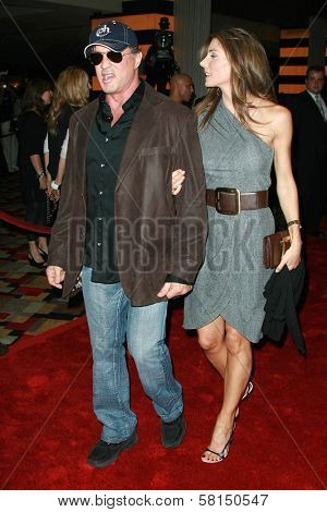 Sylvester Stallone and Jennifer Flavin at the World Premiere 