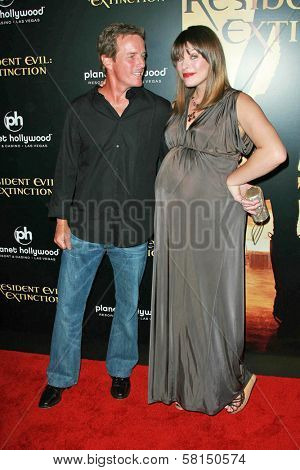 Linden Ashby and Milla Jovovich at the World Premiere 