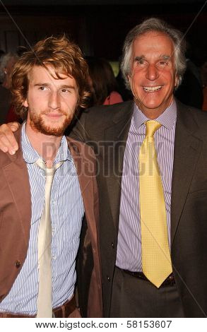 Henry Winkler and son Max at the National MS Society's 