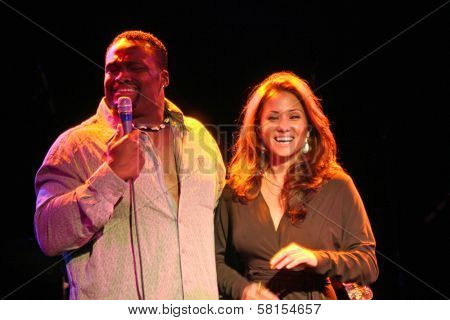 B.J. and Yvette Lopez  at a Charity Event to Benefit a Living Victim of the BTK Strangler. The Roxy, West Hollywood, CA. 09-23-07