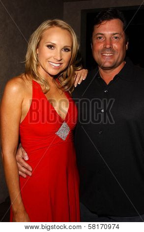 Alana Curry and Jeff Rector at the birthday party for Alana Curry. Next Door Tapas Lounge, Studio City, CA. 05-02-07
