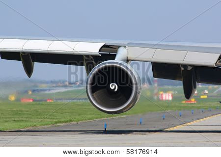 Engine of plane