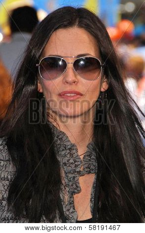 Courtney Cox at the Opening of Disneyland's 
