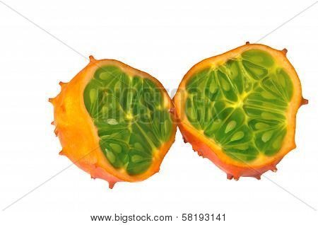 Halved Kiwano