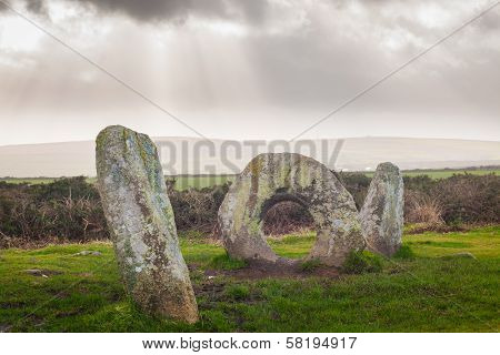 Men-an-tol Cornwall England Uk