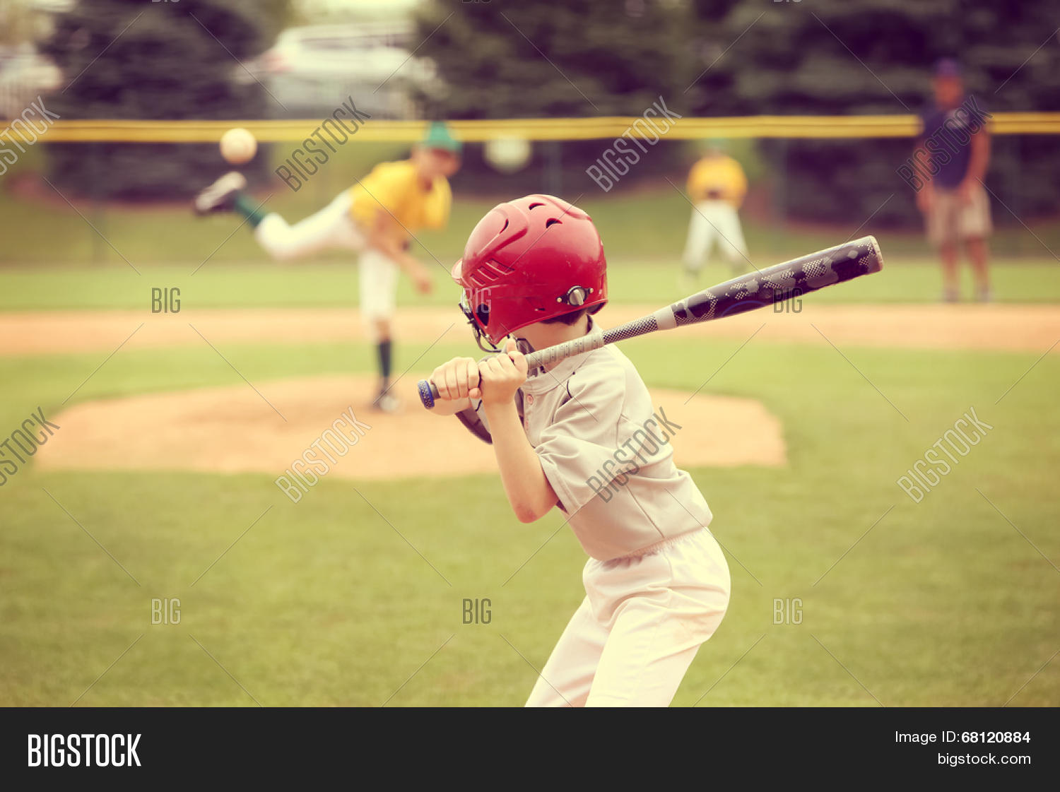 Youth Baseball Game Image & Photo (Free Trial) Bigstock