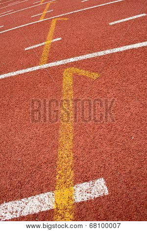 Athletics Track Lane