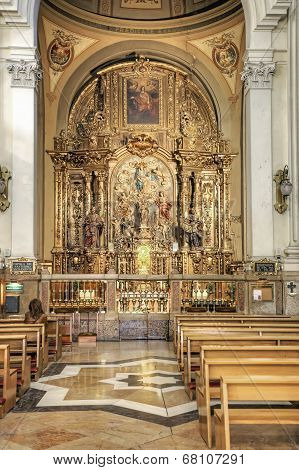 Saragossa. Interior Of Cathedral Of Mother Of God Pillar