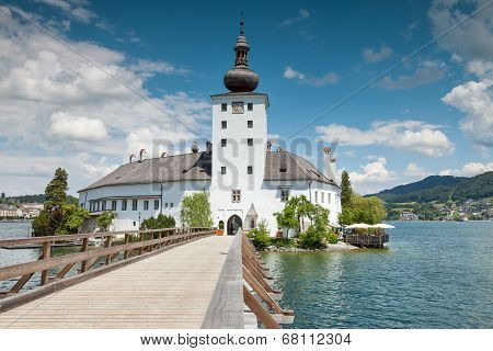 Castle On Traunsee Lake
