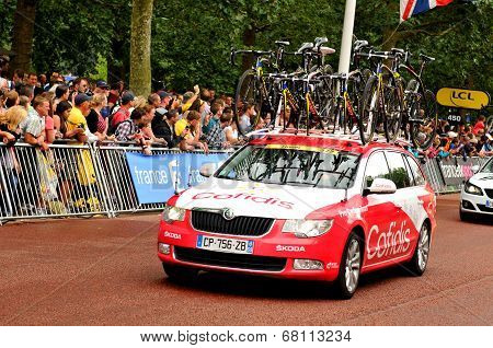 Cofidis team in the Tour de France