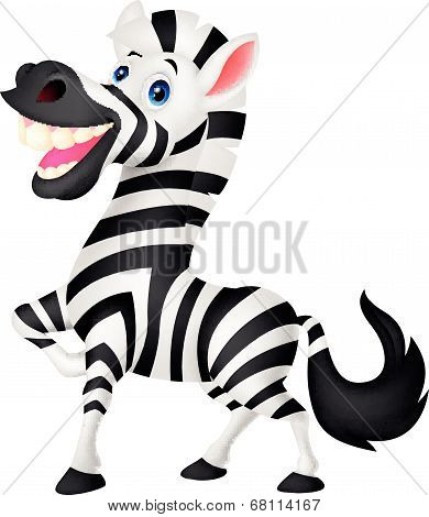 Cute zebra cartoon