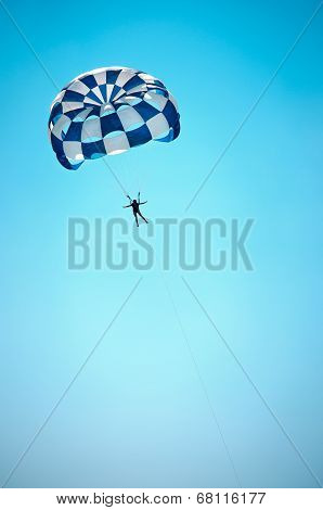 joyful flight to parachute