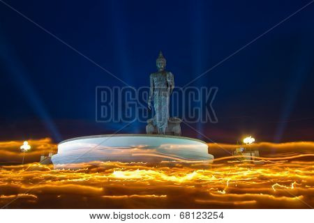 Buddhist Park In Phutthamonthon District, Nakhon Pathom Province Of Thailand.