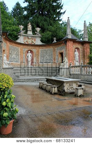 Hellbrunn Palace - Trick Fountains