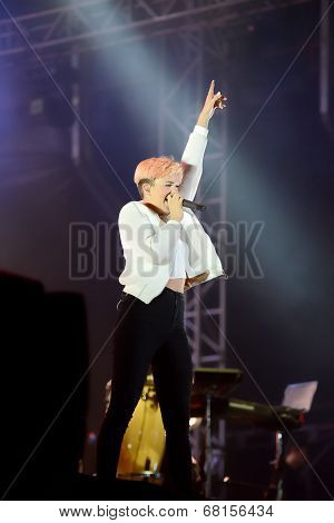 Band Rudimental performs at Exit Festival, Novi Sad