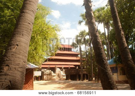 Bagaya Monastery in Myanmar.