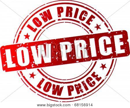 Vector Low Price Stamp