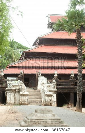 Bagaya Monastery in Myanmar.