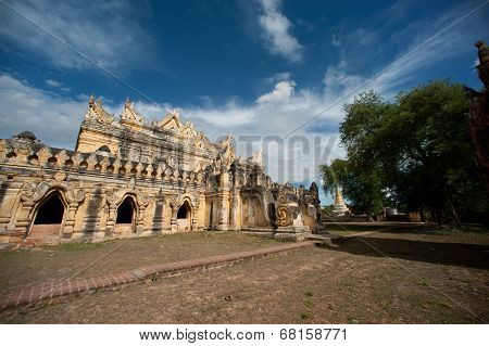 Maha Aung Mye Bon Zan Monastery in Myanmar.